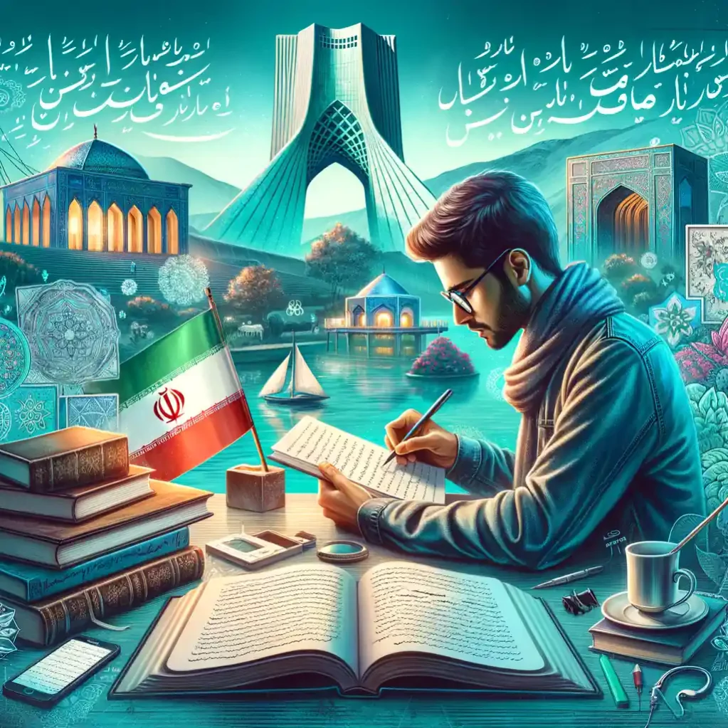 غلاف دورة تعلم اللغة الفارسية